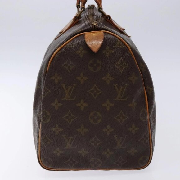 LOUIS VUITTON Monogram Speedy 35 Hand Bag - Picture 4 of 16